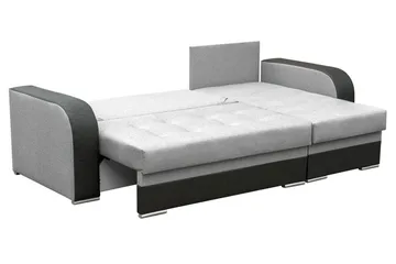 Sydney Hörnsoffa LED-belysning - Brun/Grå - Products - Möbler - Soffa - Bäddsoffa - Bäddsoffa divan