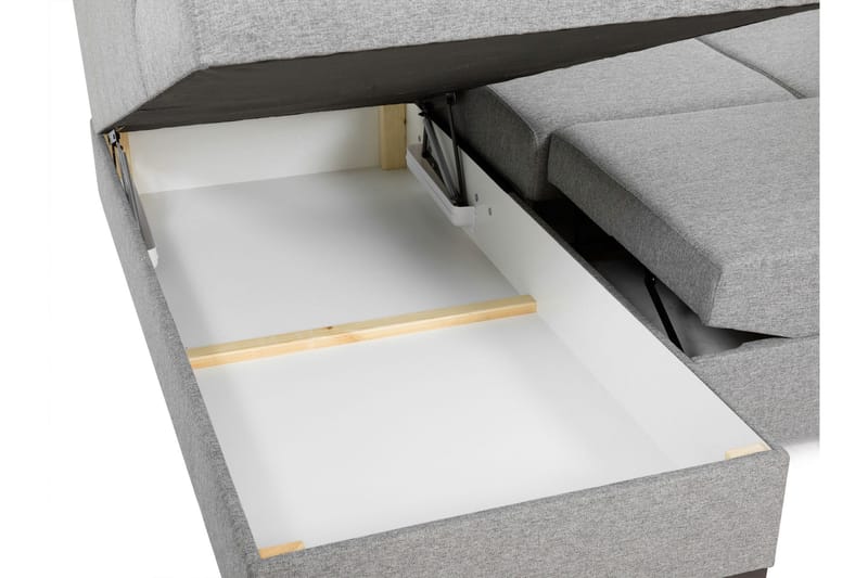 Taberk Bäddsoffa med Divan och Schäslong 4-sits i Chenille - Grön - Products - Möbler - Soffa - Bäddsoffa - Bäddsoffa divan