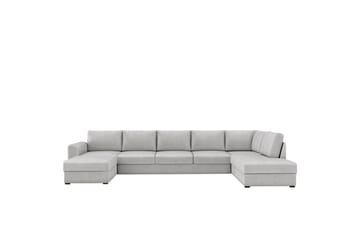 Taberk Bäddsoffa med Divan och Schäslong 5-sits - Grå - Products - Möbler - Soffa - Bäddsoffa - Bäddsoffa divan