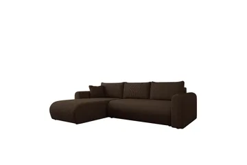 Tacon Bäddsoffa m. Divan 3-sits - Brun - Products - Möbler - Soffa - Bäddsoffa - Bäddsoffa divan