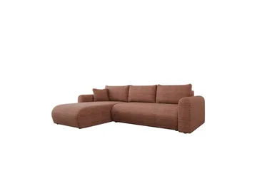 Tacon Bäddsoffa m. Divan 3-sits - Rosa - Products - Möbler - Soffa - Bäddsoffa - Bäddsoffa divan