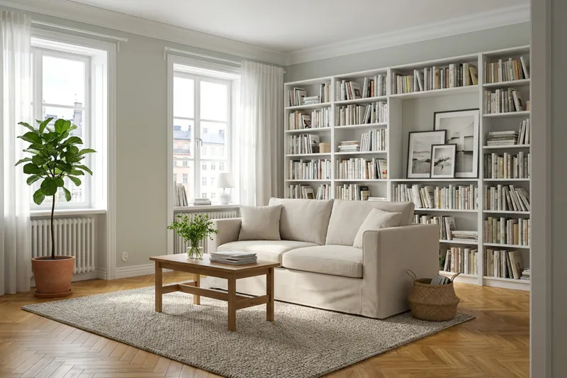 Travstad 3-sits Bäddsoffa i Chenille frammåtbäddad - Beige - Products - Möbler - Soffa - Bäddsoffa - 3 sits bäddsoffa