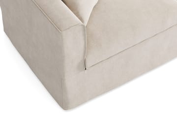 Travstad 3-sits Bäddsoffa med HVILA Bäddmadrass 140x200 cm Latex med Tvättbar klädsel - Beige - Products - Möbler - Soffa - Bäddsoffa - 3 sits bäddsoffa