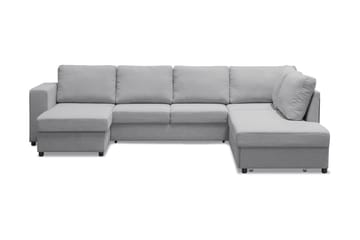 Verona U-bäddsoffa med Divan Vänster - Ljusgrå - Products - Möbler - Soffa - Bäddsoffa - Bäddsoffa divan
