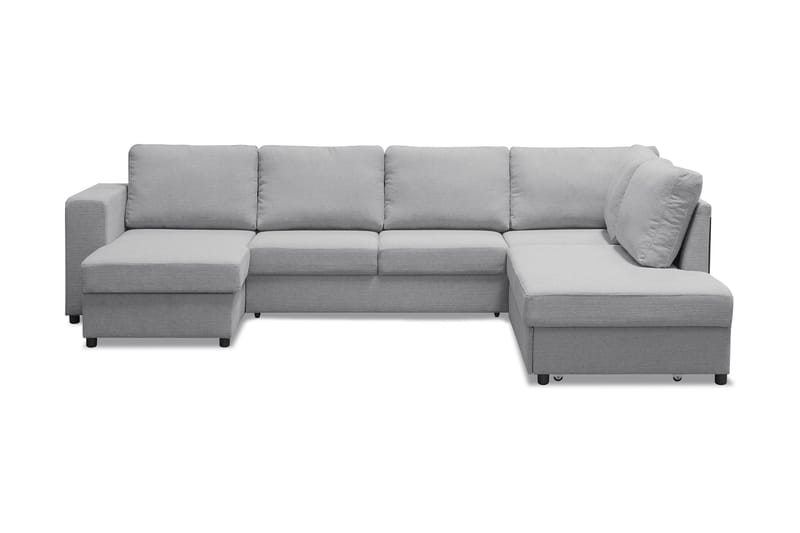 Verona U-bäddsoffa med Divan Vänster - Ljusgrå - Products - Möbler - Soffa - Bäddsoffa - Bäddsoffa divan