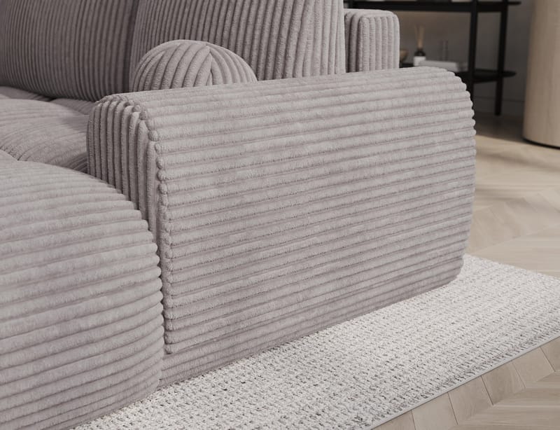 Vittario 3-sits Bubblig Bäddsoffa med Divan och förvaring Höger - Modullo 03 - Products - Möbler - Soffa - Bäddsoffa - Hörnbäddsoffa