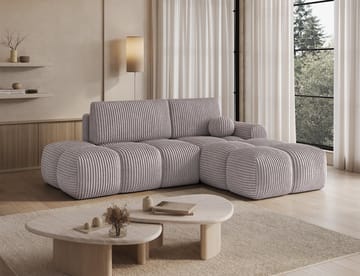Vittario 3-sits Bubblig Bäddsoffa med Divan och förvaring Höger - Modullo 03 - Products - Möbler - Soffa - Bäddsoffa - Hörnbäddsoffa