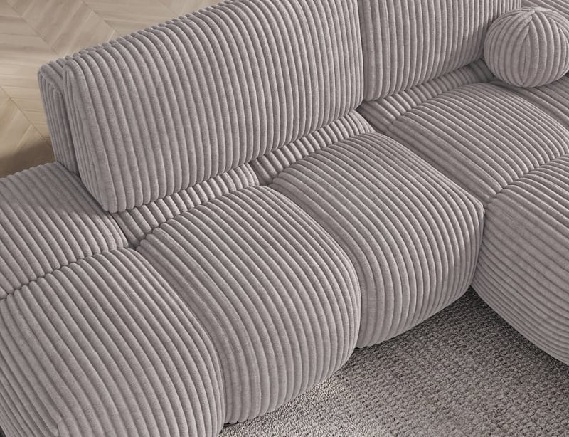 Vittario 3-sits Bubblig Bäddsoffa med Divan och förvaring Höger - Modullo 03 - Products - Möbler - Soffa - Bäddsoffa - Hörnbäddsoffa