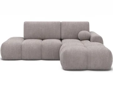 Vittario 3-sits Bubblig Bäddsoffa med Divan och förvaring Höger - Modullo 03 - Products - Möbler - Soffa - Bäddsoffa - Hörnbäddsoffa