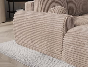 Vittario 3-sits Bubblig Bäddsoffa med Divan och förvaring Vänster - Modullo 20 - Products - Möbler - Soffa - Bäddsoffa - Hörnbäddsoffa