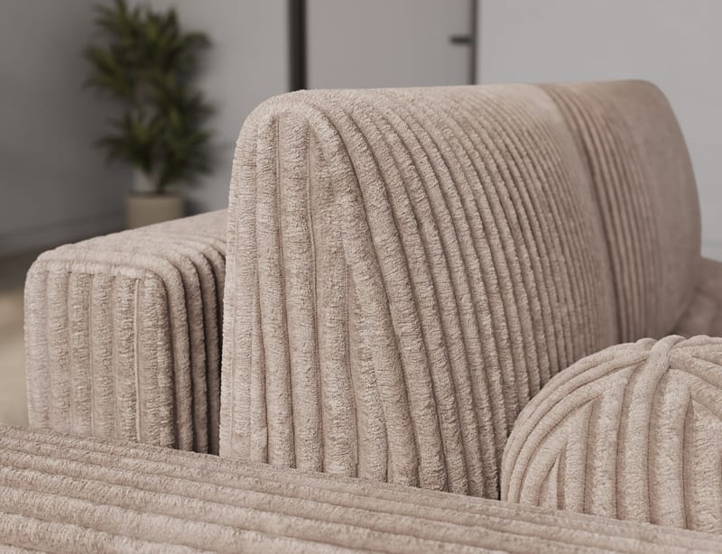 Vittario 3-sits Bubblig Bäddsoffa med Divan och förvaring Vänster - Modullo 20 - Products - Möbler - Soffa - Bäddsoffa - Hörnbäddsoffa