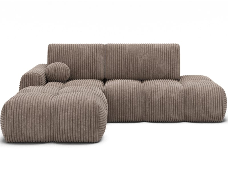 Vittario 3-sits Bubblig Bäddsoffa med Divan och förvaring Vänster - Modullo 20 - Products - Möbler - Soffa - Bäddsoffa - Hörnbäddsoffa