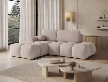 Vittario 3-sits Bubblig Bäddsoffa med Divan och förvaring Vänster - Xillar 20 - Products - Möbler - Soffa - Bäddsoffa - Hörnbäddsoffa