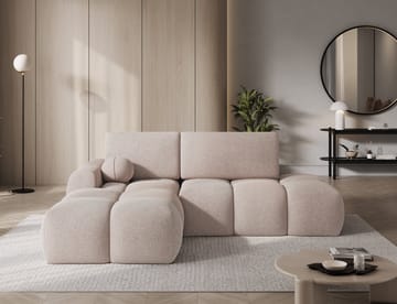 Vittario 3-sits Bubblig Bäddsoffa med Divan och förvaring Vänster - Xillar 20 - Products - Möbler - Soffa - Bäddsoffa - Hörnbäddsoffa