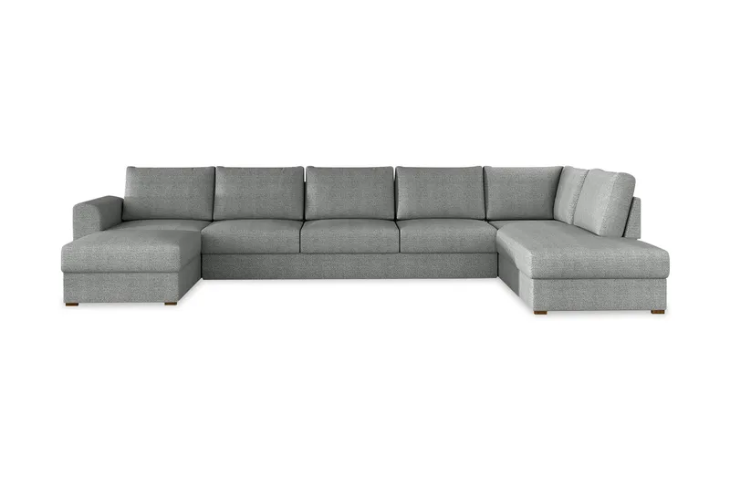 Wilma 6-sits Bäddsoffa - Grå - Products - Möbler - Soffa - Bäddsoffa - Bäddsoffa divan