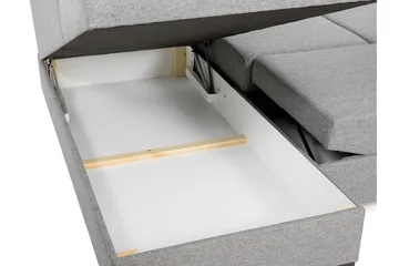 Wilma 6-sits Bäddsoffa - Svart - Products - Möbler - Soffa - Bäddsoffa - Bäddsoffa divan