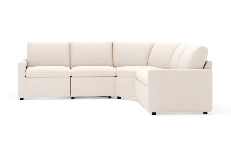 Barsele Hörnsoffa med Elektrisk Recliner 5-sits - Beige - Products - Möbler - Soffa - Biosoffa & reclinersoffa
