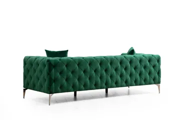Beachport Soffa 3-sits - Grön - Products - Möbler - Soffa - 3 sits soffa