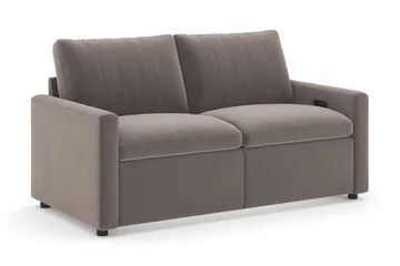 Barsele 2-sits Elektrisk Reclinersoffa - Brun - Products - Möbler - Soffa - Biosoffa & reclinersoffa