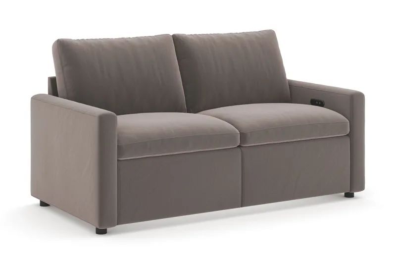 Barsele 2-sits Elektrisk Reclinersoffa - Brun - Products - Möbler - Soffa - Biosoffa & reclinersoffa