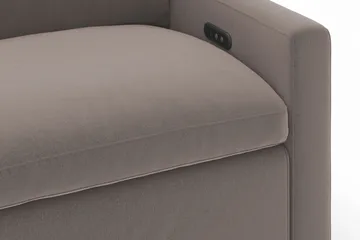 Barsele 3-sits Elektrisk Reclinersoffa - Brun - Products - Möbler - Soffa - Biosoffa & reclinersoffa