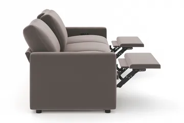 Barsele 3-sits Elektrisk Reclinersoffa - Brun - Products - Möbler - Soffa - Biosoffa & reclinersoffa