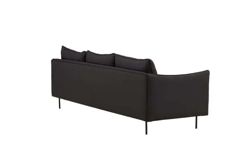 Brunskär Soffa 3-sits Svart - Vind - Products - Möbler - Soffa - 3 sits soffa