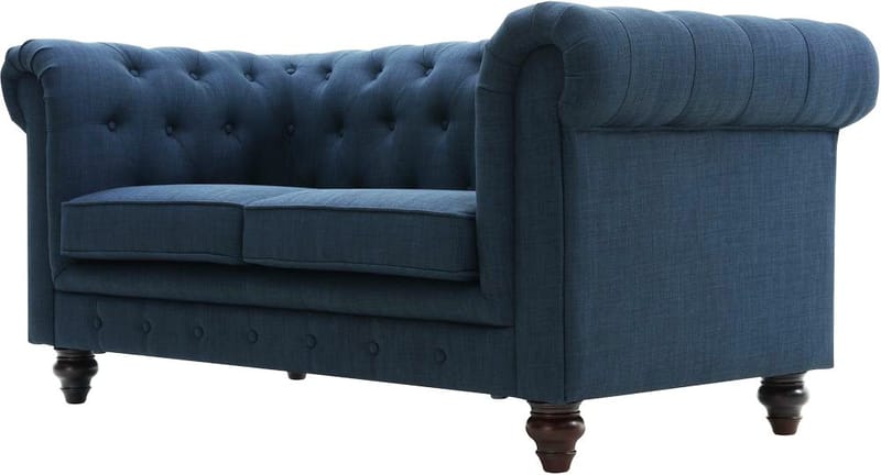 Chesterfield 2-sits soffa blå - Herron - Blå - Products - Möbler - Soffa - Chesterfield soffa