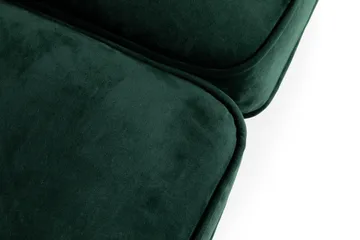 Chesterfield Lyx 2-sits Liten sammetssoffa - Djup soffa 160 cm bred - Grön - Products - Möbler - Soffa - 2 sits soffa
