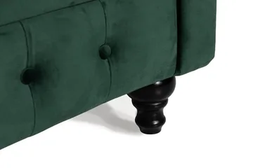 Chesterfield Lyx 3 sits Sammetssoffa - Djup soffa - Grön - Products - Möbler - Soffa - Chesterfield soffa