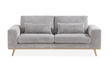 Copenhagen 2-sits Manchestersoffa - Ljusgrå - Products - Möbler - Soffa - 2 sits soffa