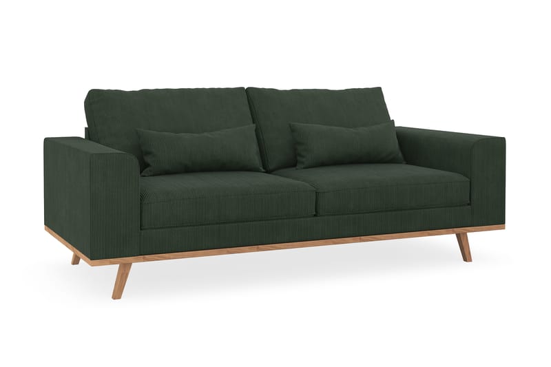Copenhagen 2-sits Manchestersoffa - Mörkgrön - Products - Möbler - Soffa - 2 sits soffa