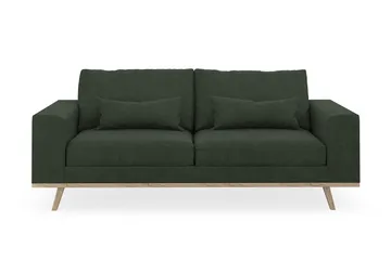 Copenhagen 2-sits Manchestersoffa - Mörkgrön - Products - Möbler - Soffa - 2 sits soffa