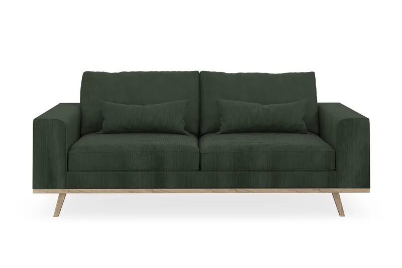 Copenhagen 2-sits Manchestersoffa - Mörkgrön - Products - Möbler - Soffa - 2 sits soffa