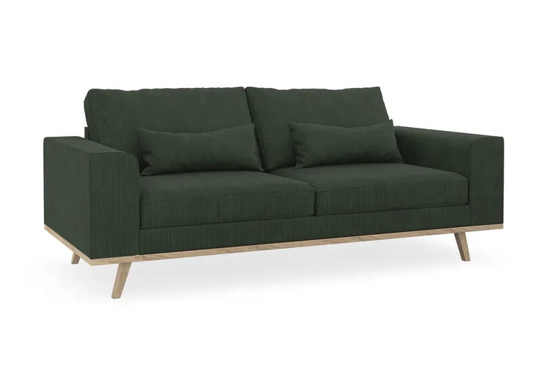Copenhagen 2-sits Manchestersoffa - Mörkgrön - Products - Möbler - Soffa - 2 sits soffa