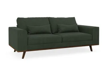 Copenhagen 2-sits Manchestersoffa - Mörkgrön - Products - Möbler - Soffa - 2 sits soffa