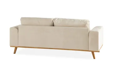 Copenhagen 2-sits Sammetssoffa - Beige - Products - Möbler - Soffa - Sammetssoffa
