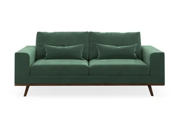 Copenhagen 2-sits Sammetssoffa - Mörkgrön - Products - Möbler - Soffa - Sammetssoffa