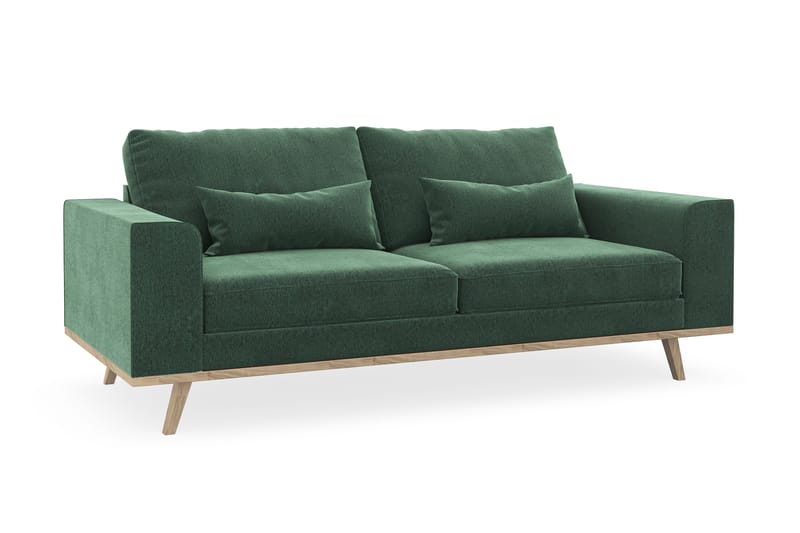 Copenhagen 2-sits Sammetssoffa - Mörkgrön - Products - Möbler - Soffa - Sammetssoffa