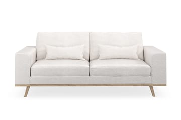 Copenhagen 2-sits Soffa i Bouclé - Vit - Products - Möbler - Soffa - 2 sits soffa