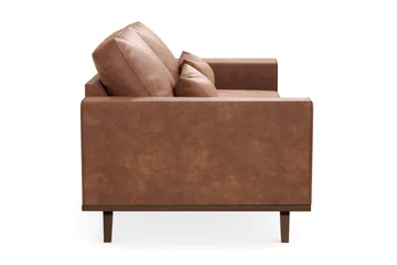 Copenhagen 2-sits Soffa i Konstläder - Brun - Products - Möbler - Soffa - 2 sits soffa