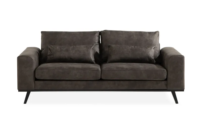Copenhagen 2-sits Soffa i Konstläder - Mörkgrå - Products - Möbler - Soffa - 2 sits soffa