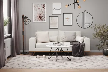Copenhagen 2-sits Tygsoffa - Beige - Products - Möbler - Soffa - 2 sits soffa