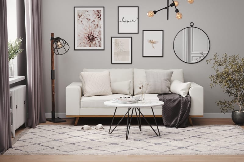 Copenhagen 2-sits Tygsoffa - Beige - Products - Möbler - Soffa - 2 sits soffa