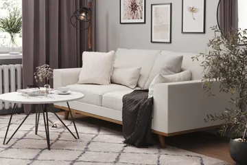 Copenhagen 2-sits Tygsoffa - Beige - Products - Möbler - Soffa - 2 sits soffa