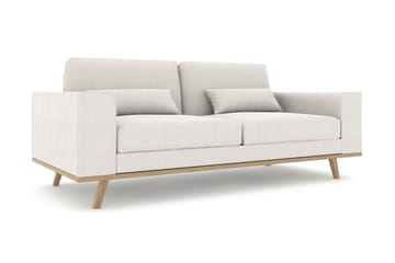 Copenhagen 2-sits Tygsoffa - Ljusgrå - Products - Möbler - Soffa - 2 sits soffa