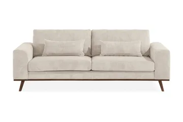 Copenhagen 3-sits Manchestersoffa - Beige - Products - Möbler - Soffa - 3 sits soffa