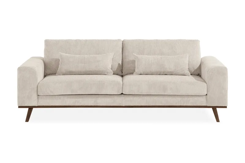 Copenhagen 3-sits Manchestersoffa - Beige - Products - Möbler - Soffa - 3 sits soffa