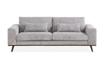 Copenhagen 3-sits Manchestersoffa - Ljusgrå - Products - Möbler - Soffa - 3 sits soffa