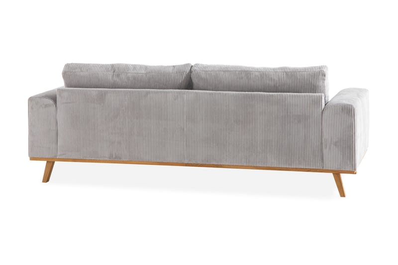 Copenhagen 3-sits Manchestersoffa - Ljusgrå - Products - Möbler - Soffa - 3 sits soffa